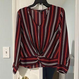 Express long sleeved striped blouse. Size medium. Perfect condition never worn.
